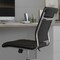 Merrick Lane Corrina Ergonomic Swivel Office Chair Ribbed Back and Seat Mid-Back Armless Computer Desk Chair with Metal Base